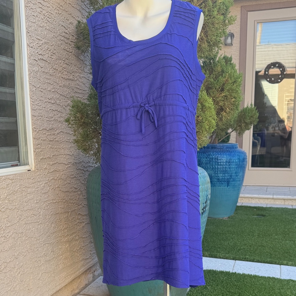 Simply Vera Vera Wang Women's Purple Sleeveless Dress